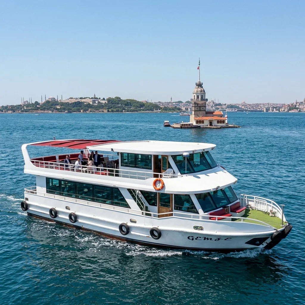 Özel teknemiz GEMZE İstanbul Boğazı'nda